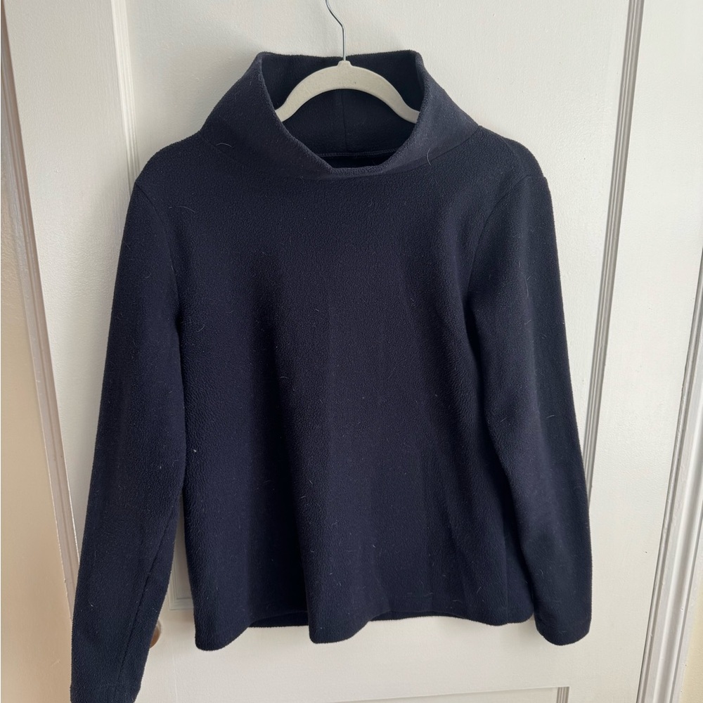 Dudley Stephens Navy Turtleneck Sweater